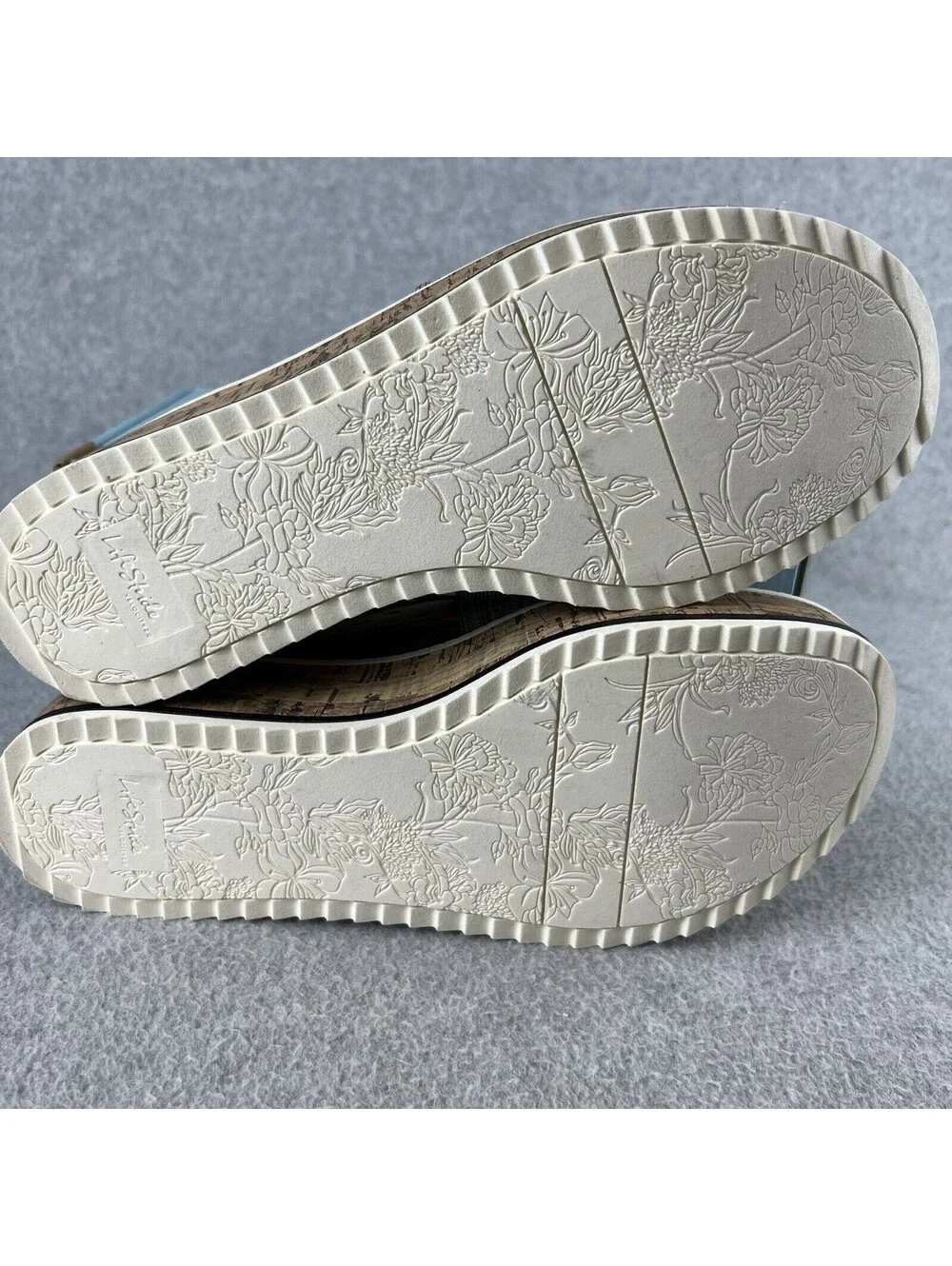lifeStride Womens Platform Strap Sandals Size 8.5 Casual Flats Beach Vaca